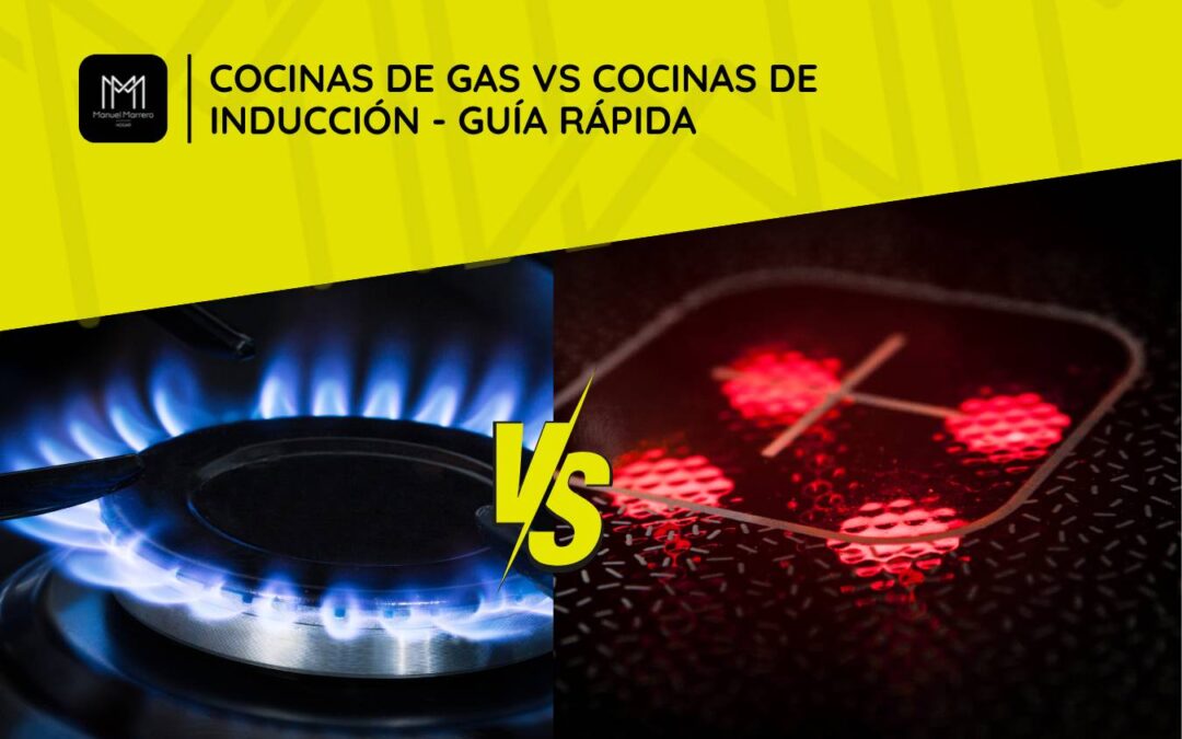 cocina de gas o cocina de induccion